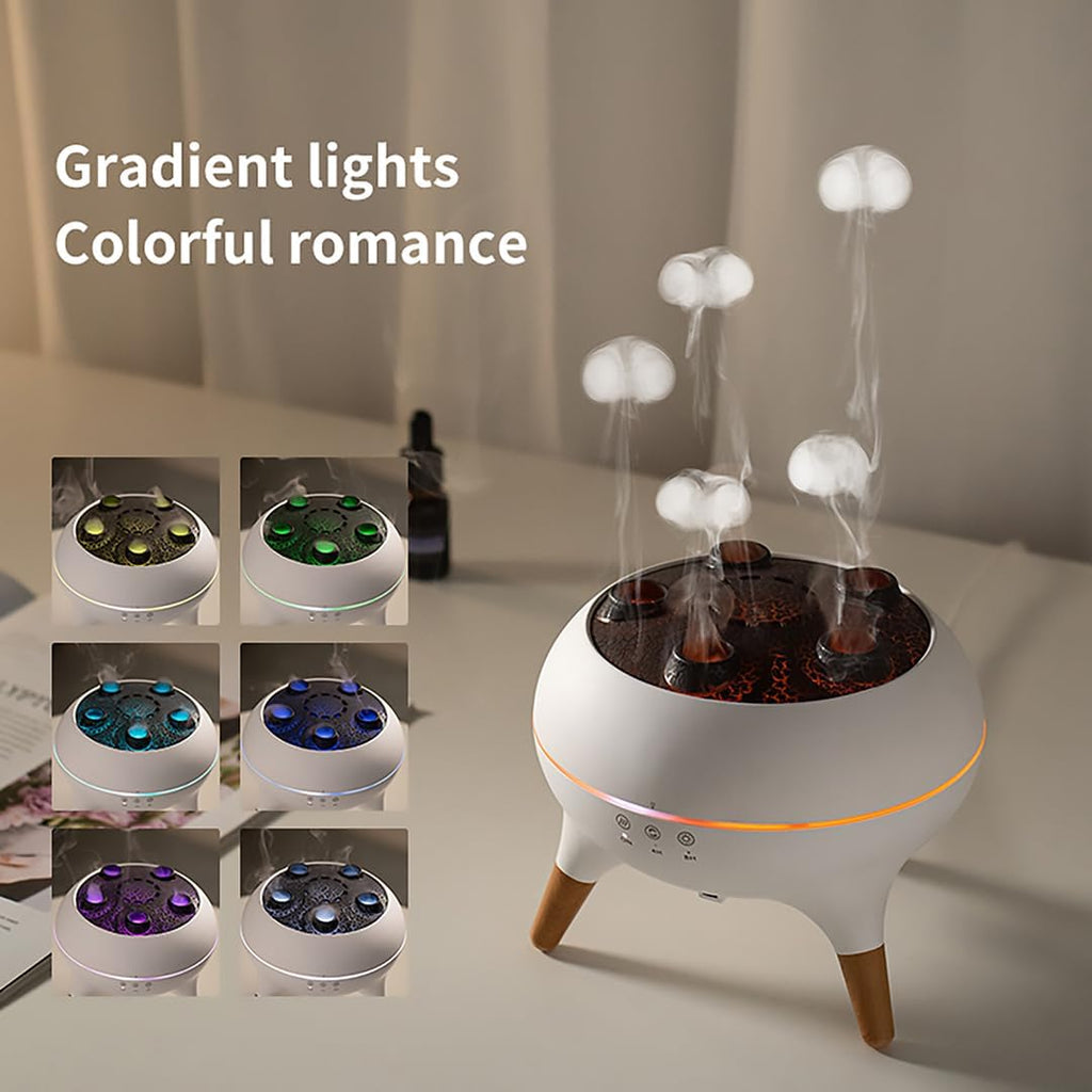 Smart Jellyfish Ultrasonic Air Humidifier & Aroma Diffuser